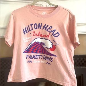 The brand is called “The duck company.” Color is light pink.